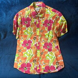 NWOT: J.Crew Mens floral shirt (medium)